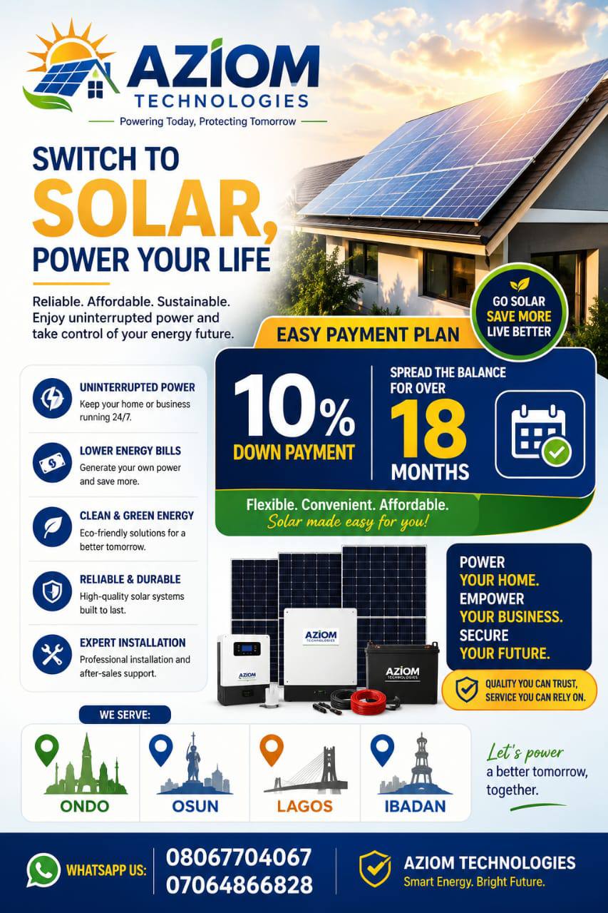 AZIOM promotional flyer 2