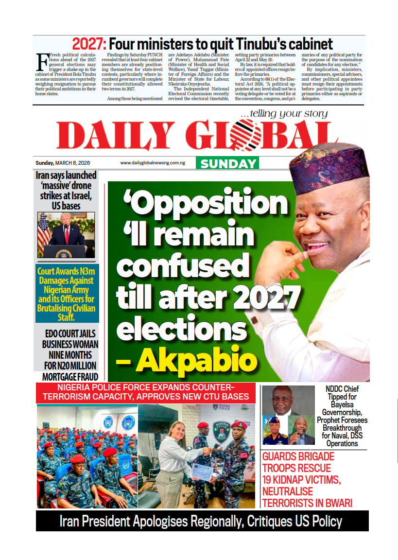 Primary cover segment for President Bola Tinubu As A 'Magician'