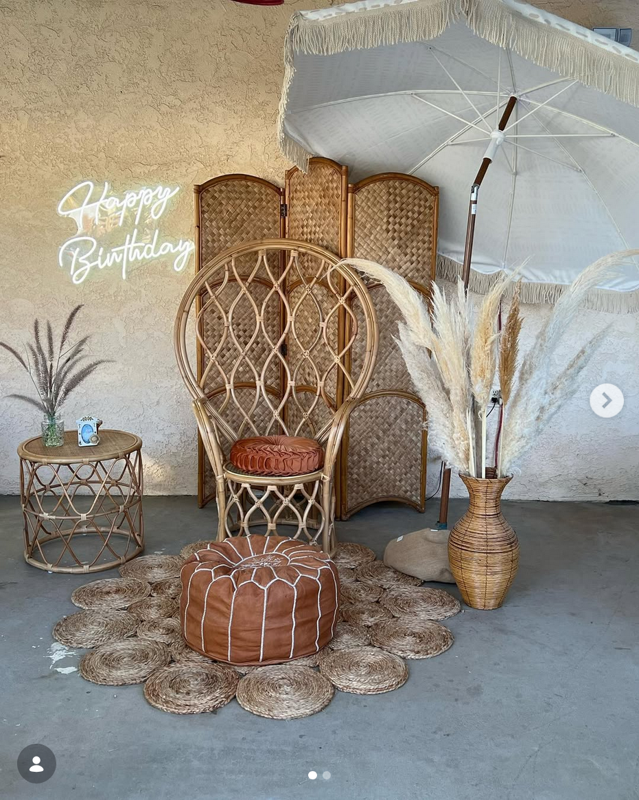 Vibrant balloon and décor arrangement by Sassy Decorations