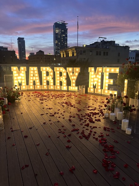 Beautifully styled party decoration display by Sassy Decorations Santa Ana California