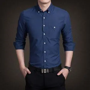 Kemeja Formal Pria Slim Fit