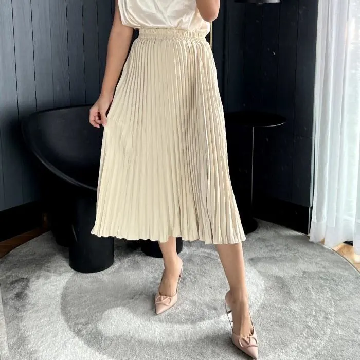 Rok Plisket Midi Elegant