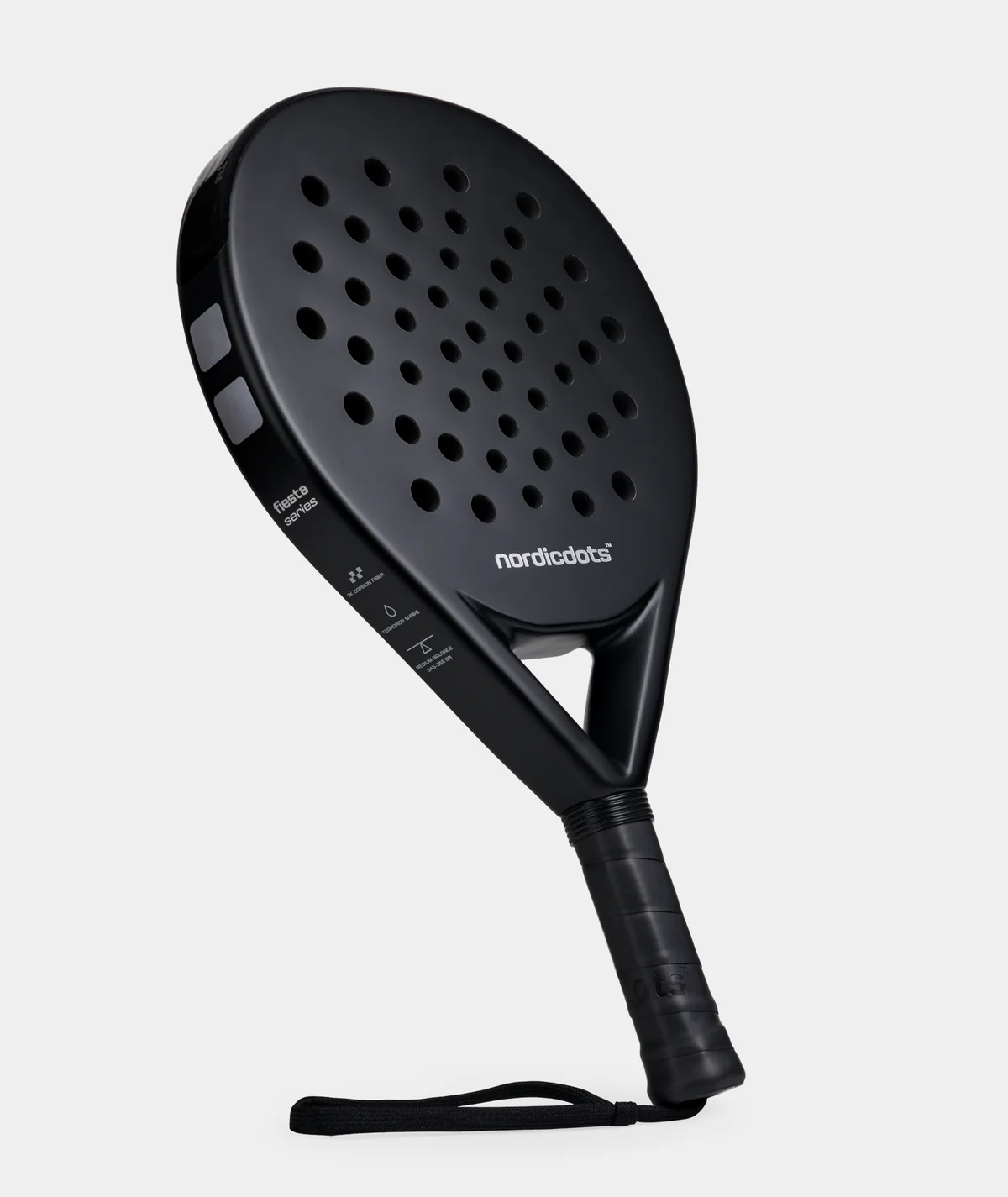 PADEL Nordicdots Fiesta Series Mate Black