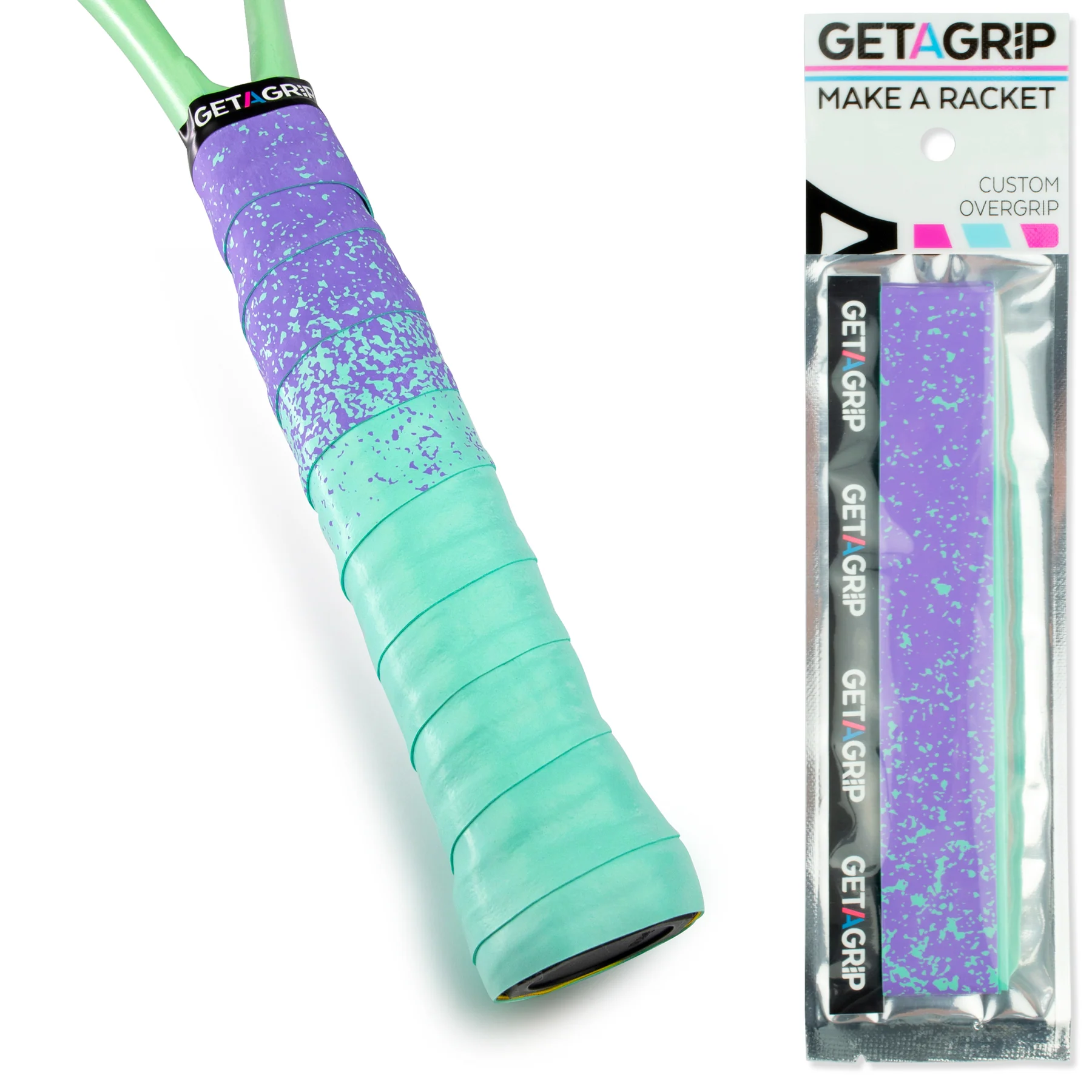 TA GET A GRIP Paint The Lines Mint Purple