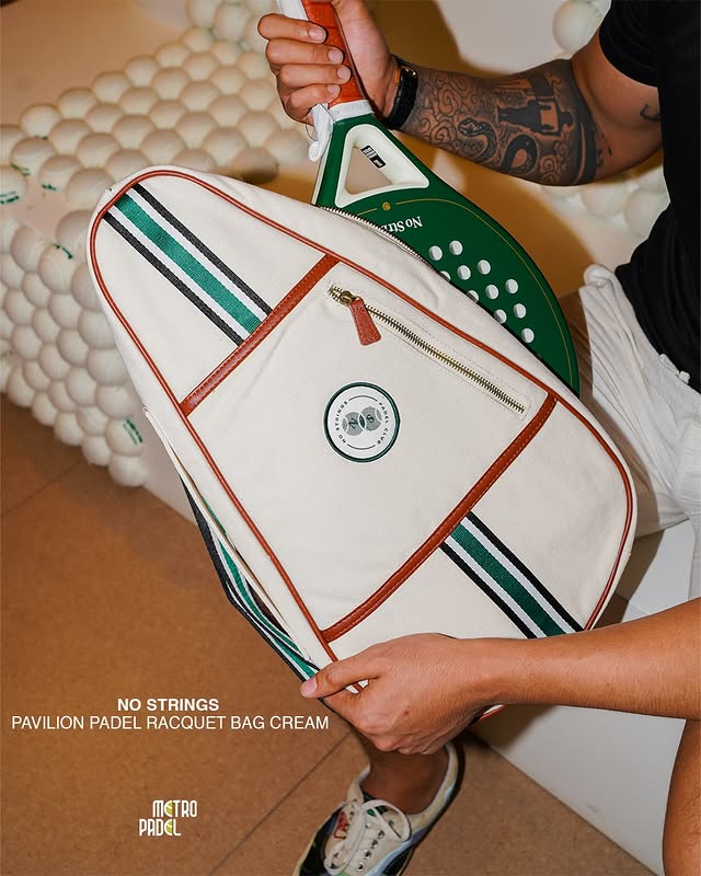 No Strings Pavilion Padel Racket Bag Cream