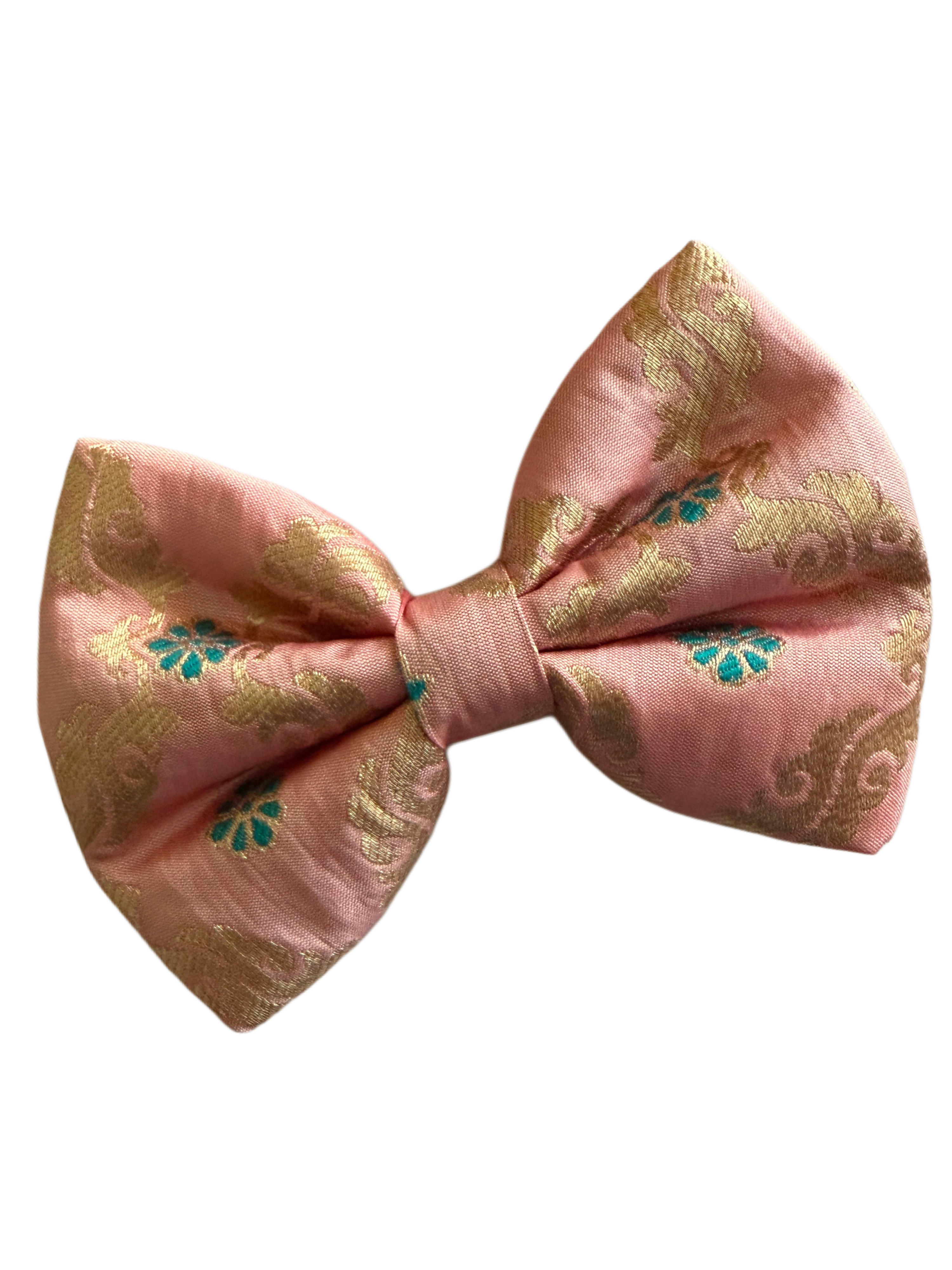 Rosé Luxe Bow Tie