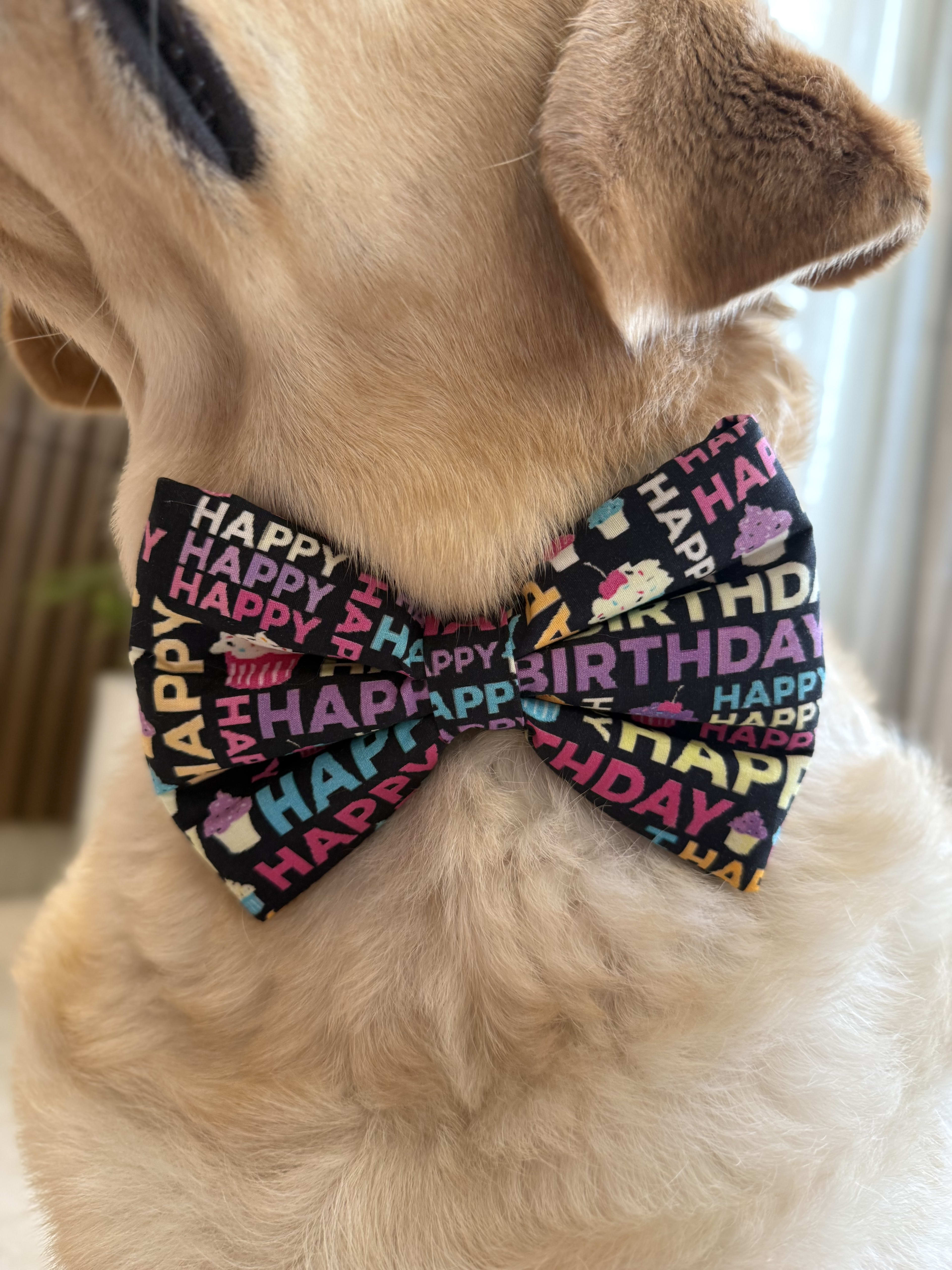 Cupcake Birthday Bow Tie image 3