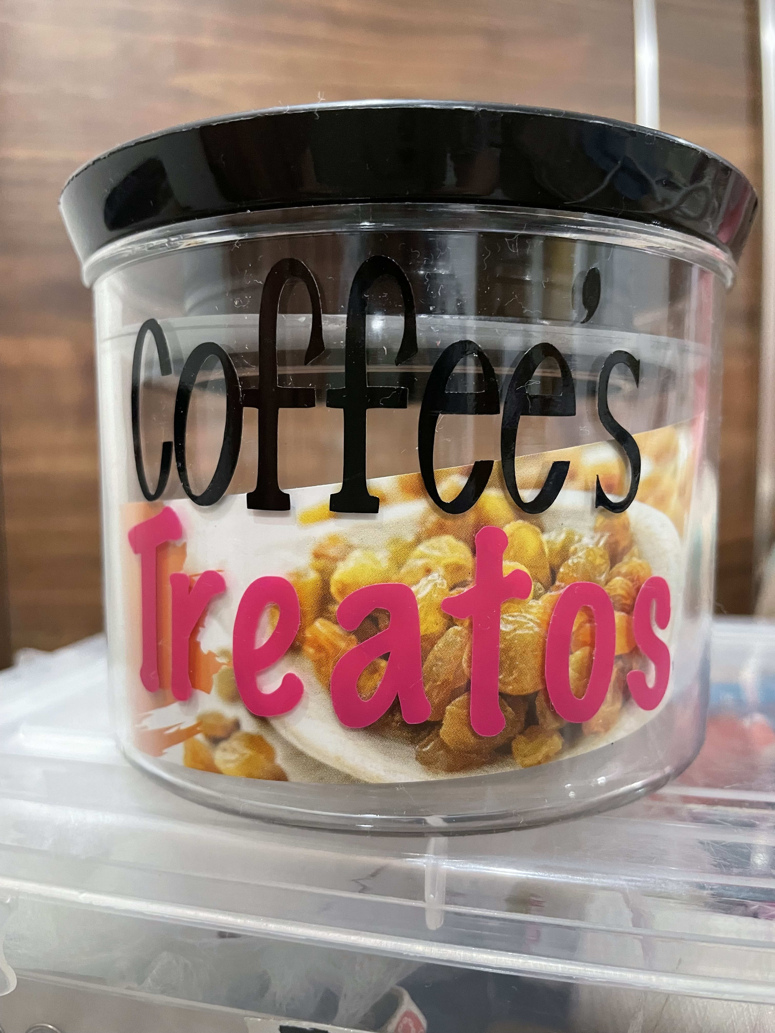 Treat and Treasure Jar (single pc) 