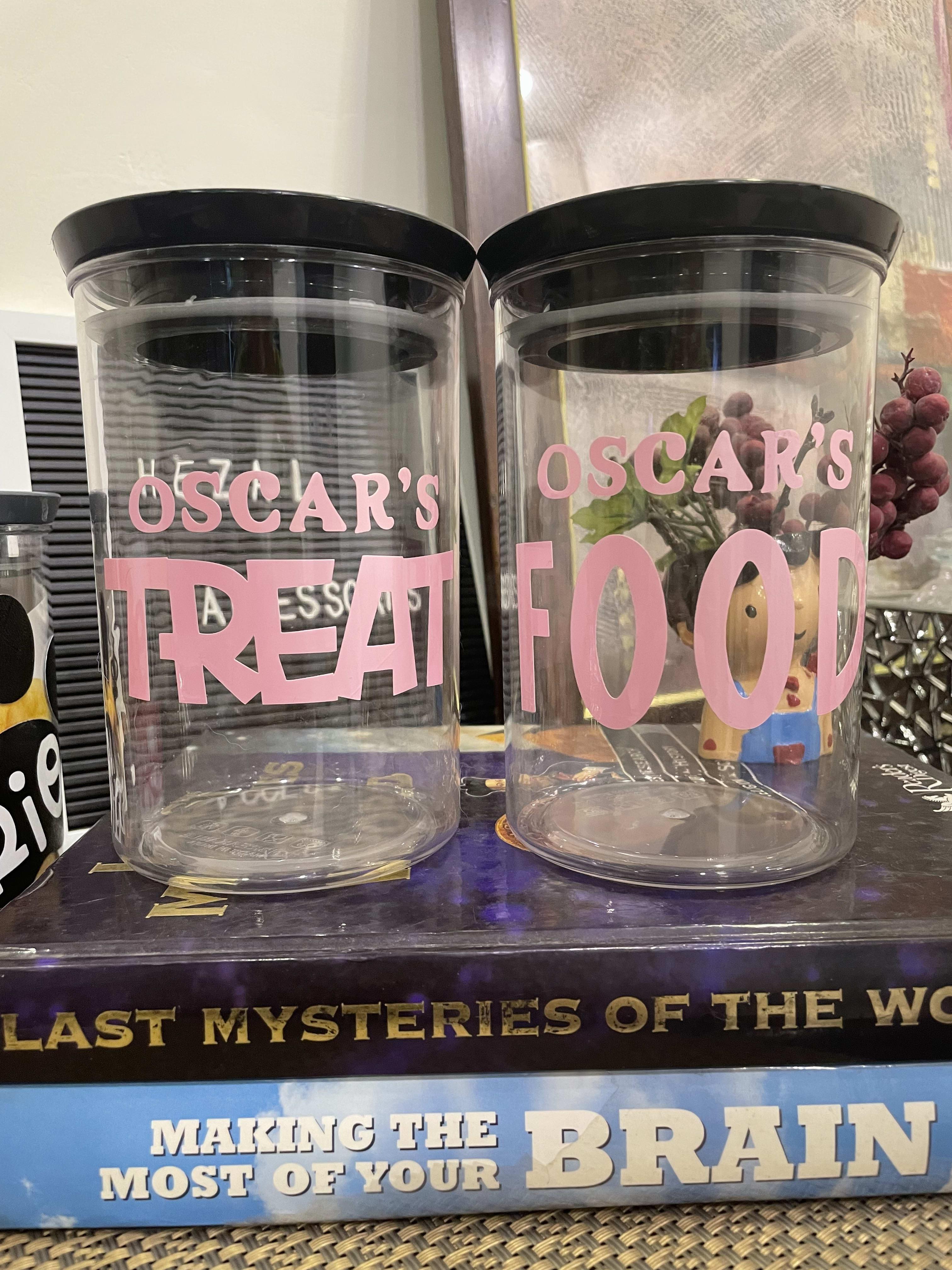 Treats and Treasure Jar gray lid (single pc)  image 3