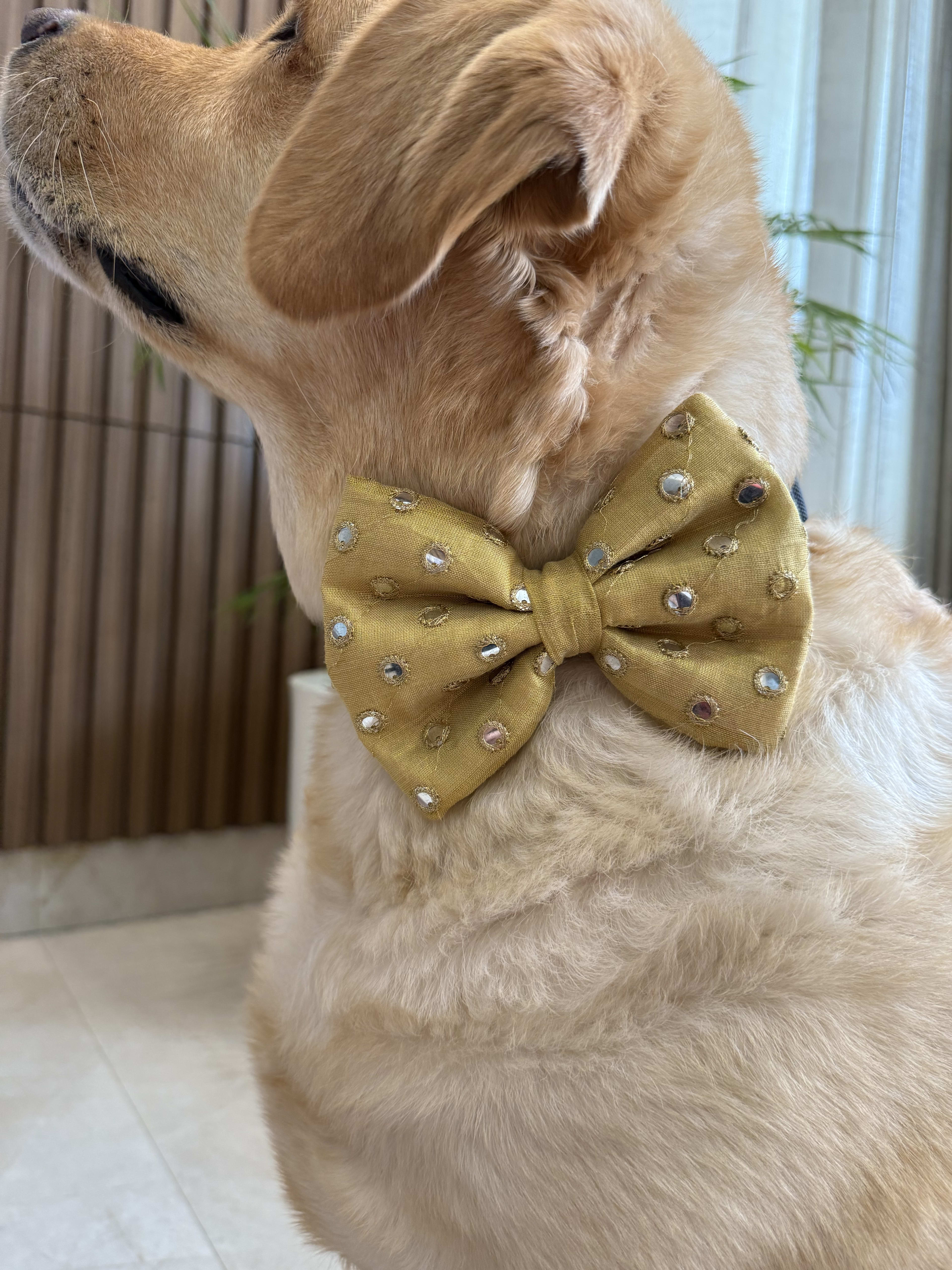 Golden Sparkle Bow Tie  image 5