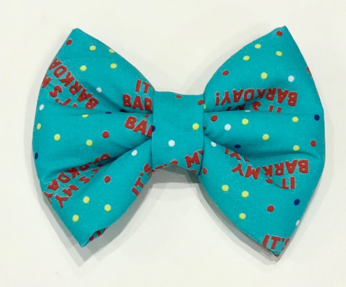 It’s my barkday bow tie 