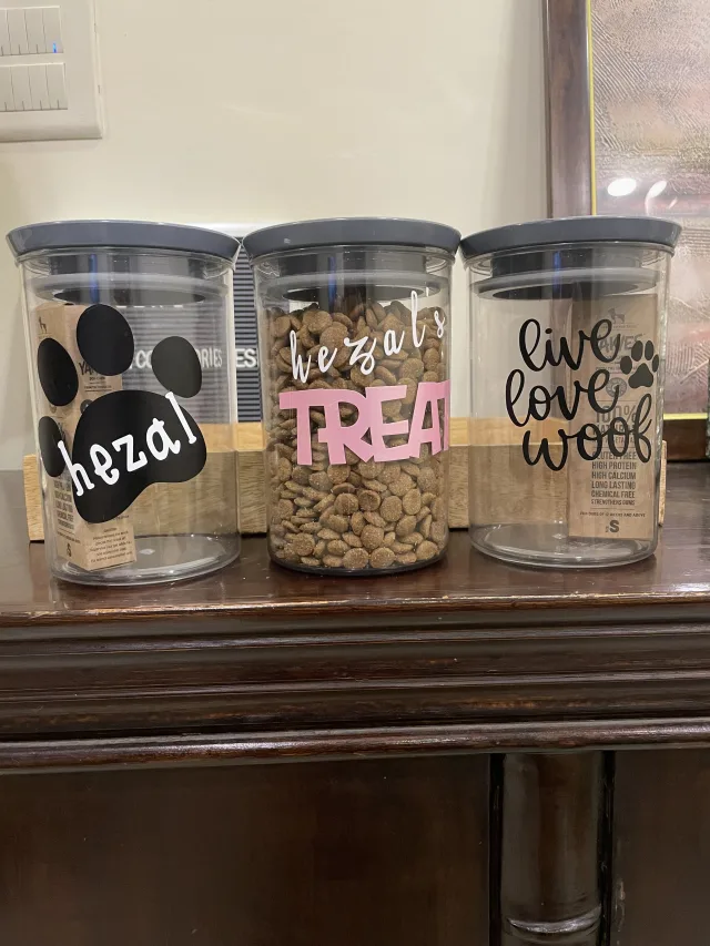 Treats and Treasure Jar gray lid