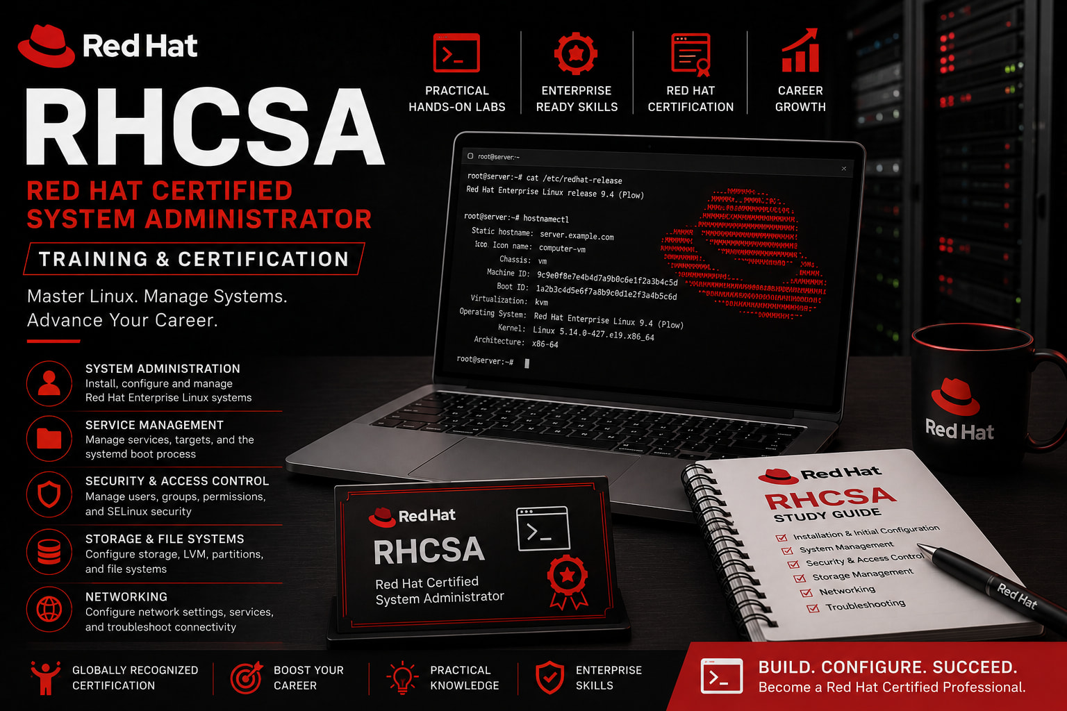 Red Hat RHCSA Training & Certification | Red Hat Certified System Administrator (RHCSA) Program