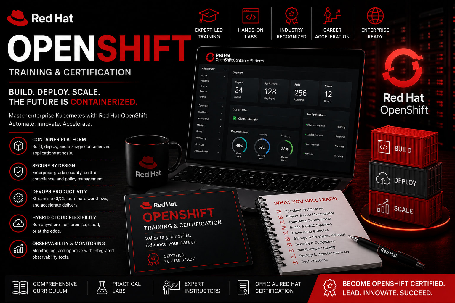Red Hat OpenShift Training & Certification | Enterprise Kubernetes & Container Platform Program