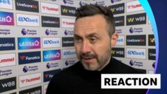 Tottenham players don't need a coach - De Zerbi