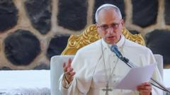 Pope criticises 'tyrants' who spend billions on wars after Trump spat