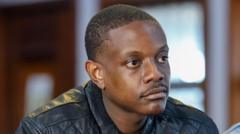 Mugabe's son pleads guilty to pointing a gun in South Africa