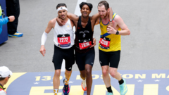 'Greatest feeling ever': Runners help exhausted man finish Boston Marathon