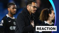Rosenior's last post-match interview as Chelsea head coach