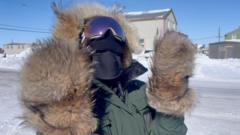How we reported in -30C temperatures in Canada's Arctic