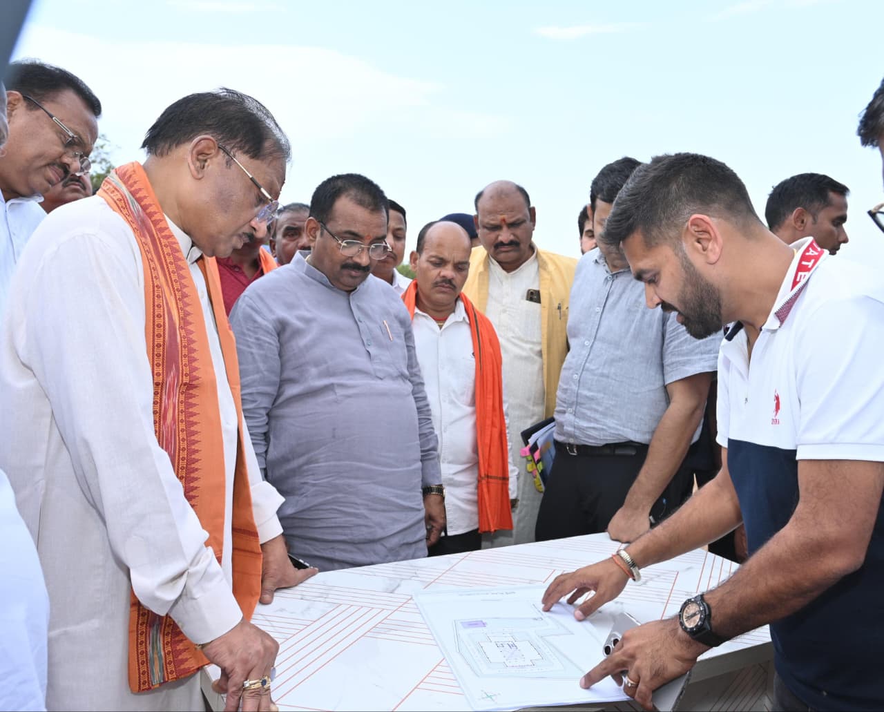 Future Learning Hub in Focus: CM Reviews Nalanda Campus Construction in Balrampur