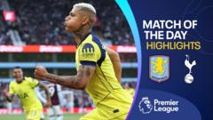 Spurs out of relegation zone with Villa win