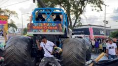 Three dead after monster truck crashes into crowd