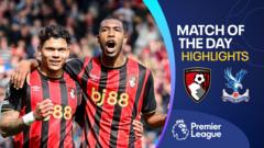 Bournemouth up to sixth with win over poor Palace