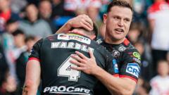 Six-try Wigan shut out St Helens to reach final