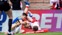 Hull KR beat Warrington to set up showdown with Wigan