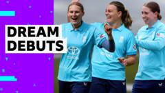 England debutants claim maiden wickets against New Zealand