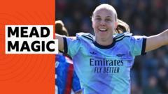 Watch: Mead marks 50th Arsenal goal with stunning double