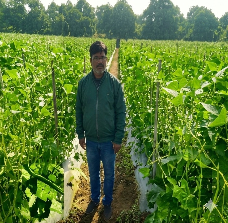आधुनिक उद्यानिकी से किसान महेश कश्यप की बदली किस्मत