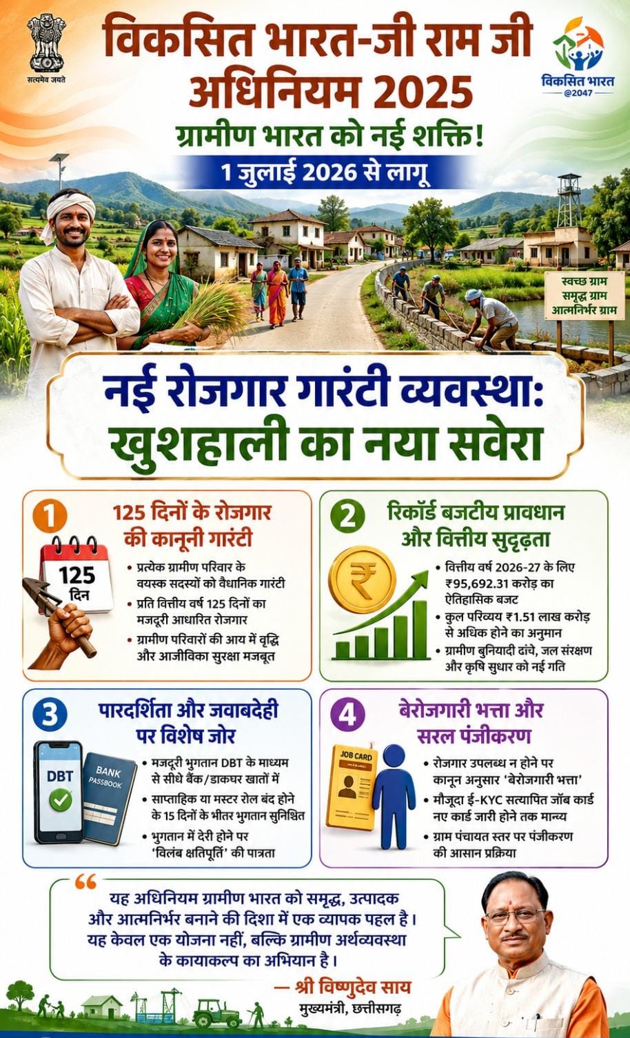 विकसित भारत की दिशा में बड़ा कदम: नई रोजगार योजना तैयार