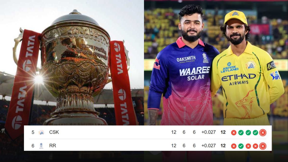 IPL 2026: Tiny Net Run Rate Difference Separates CSK and RR