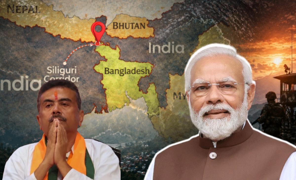 Suvendu Adhikari’s Strategic Move on Siliguri Corridor Sparks Fresh Bangladesh Debate