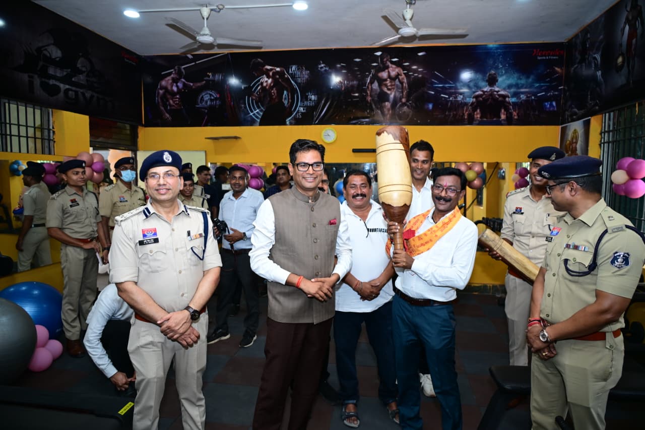 तनावमुक्त और फिट पुलिस बल के लिए आधुनिक जिम सुविधा शुरू
