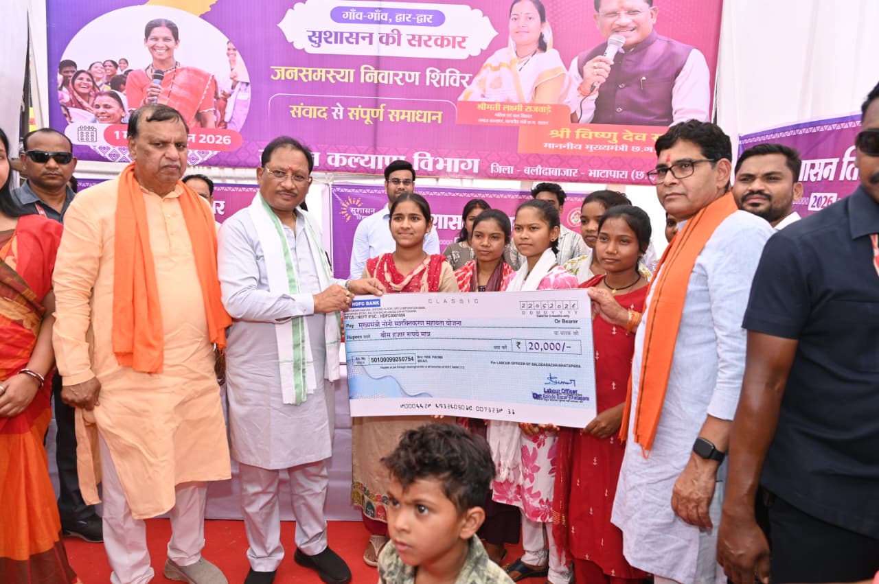 समाधान शिविर में CM साय का बड़ा ऐलान, सड़क और भवन निर्माण को मिली मंजूरी
