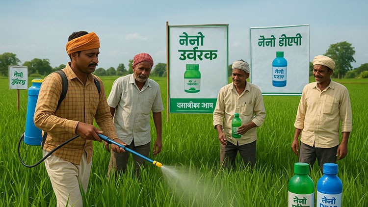 उन्नत कृषि तकनीक से किसान आत्मनिर्भर, नैनो उर्वरकों से मिली नई दिशा