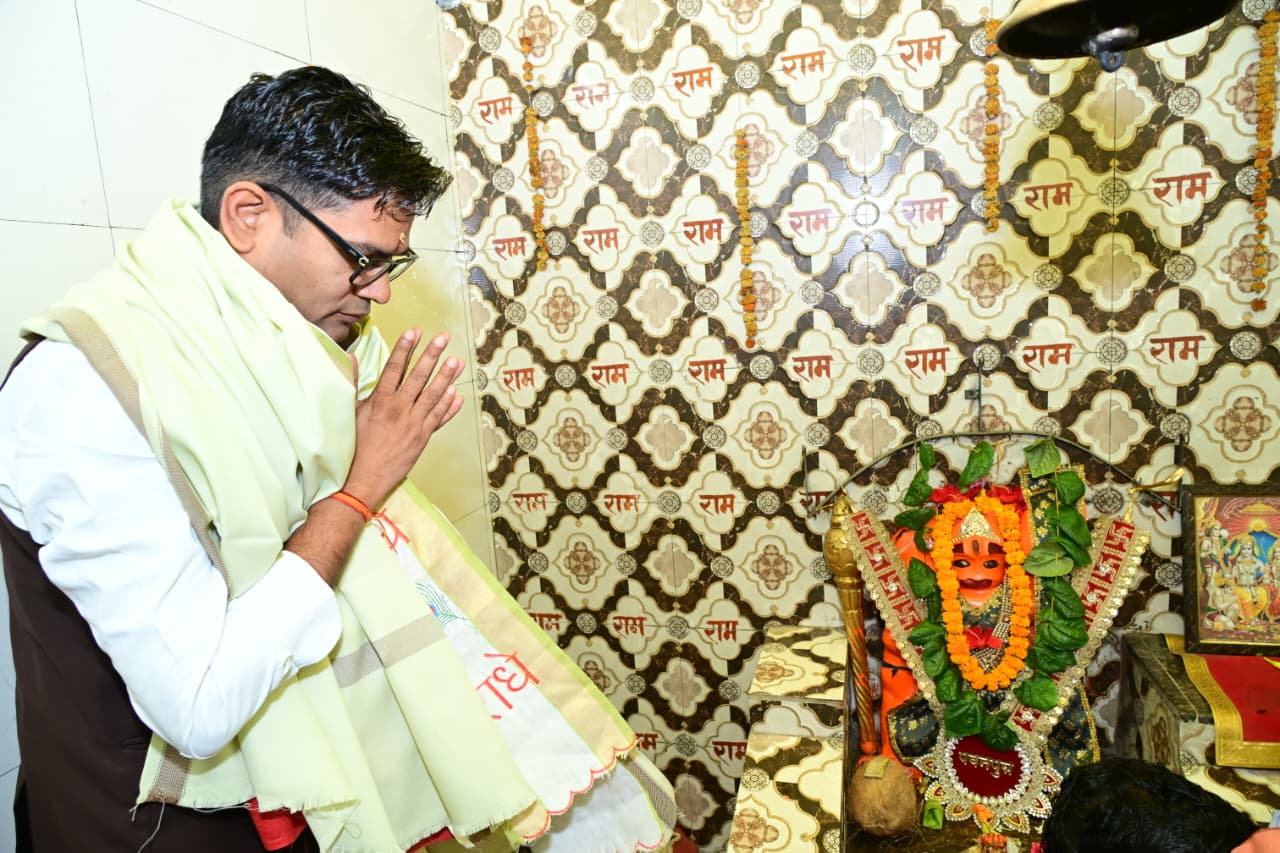 रामचरितमानस सुंदरकांड पाठ में शामिल होकर मांगी जनता की खुशहाली