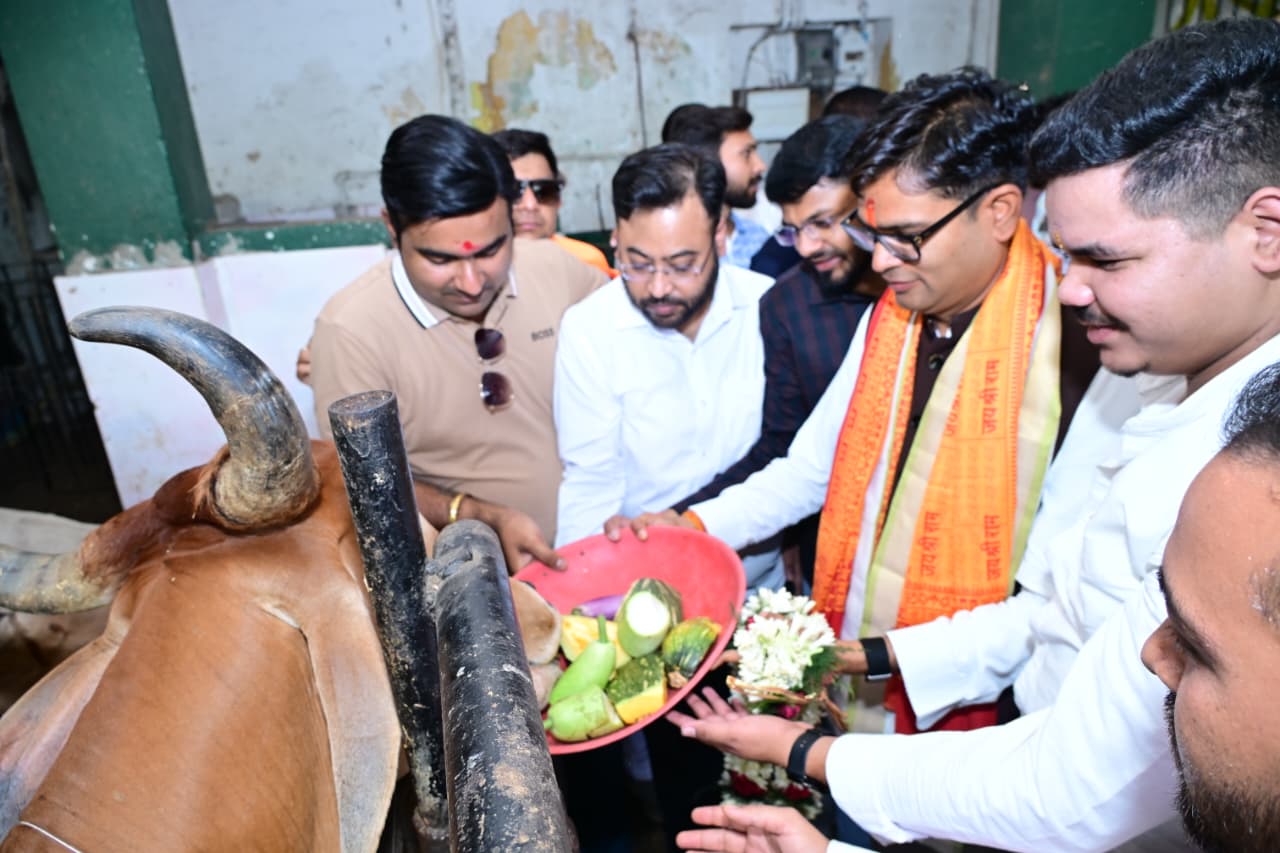जन्मदिवस पर वित्त मंत्री ओपी चौधरी ने की गौ-सेवा, संरक्षण का दिया संदेश