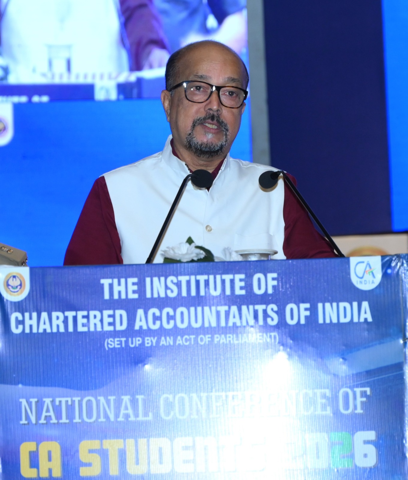 राष्ट्रीय सीए छात्र सम्मेलन में राज्यपाल का संदेश—समर्पण से मिलेगी सफलता