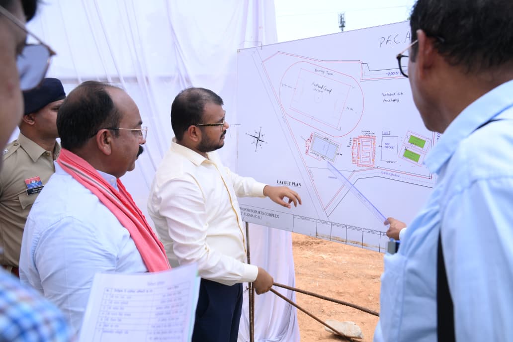 उप मुख्यमंत्री ने देखा स्पोर्ट्स कॉम्प्लेक्स निर्माण, जल्द पूरा करने के निर्देश