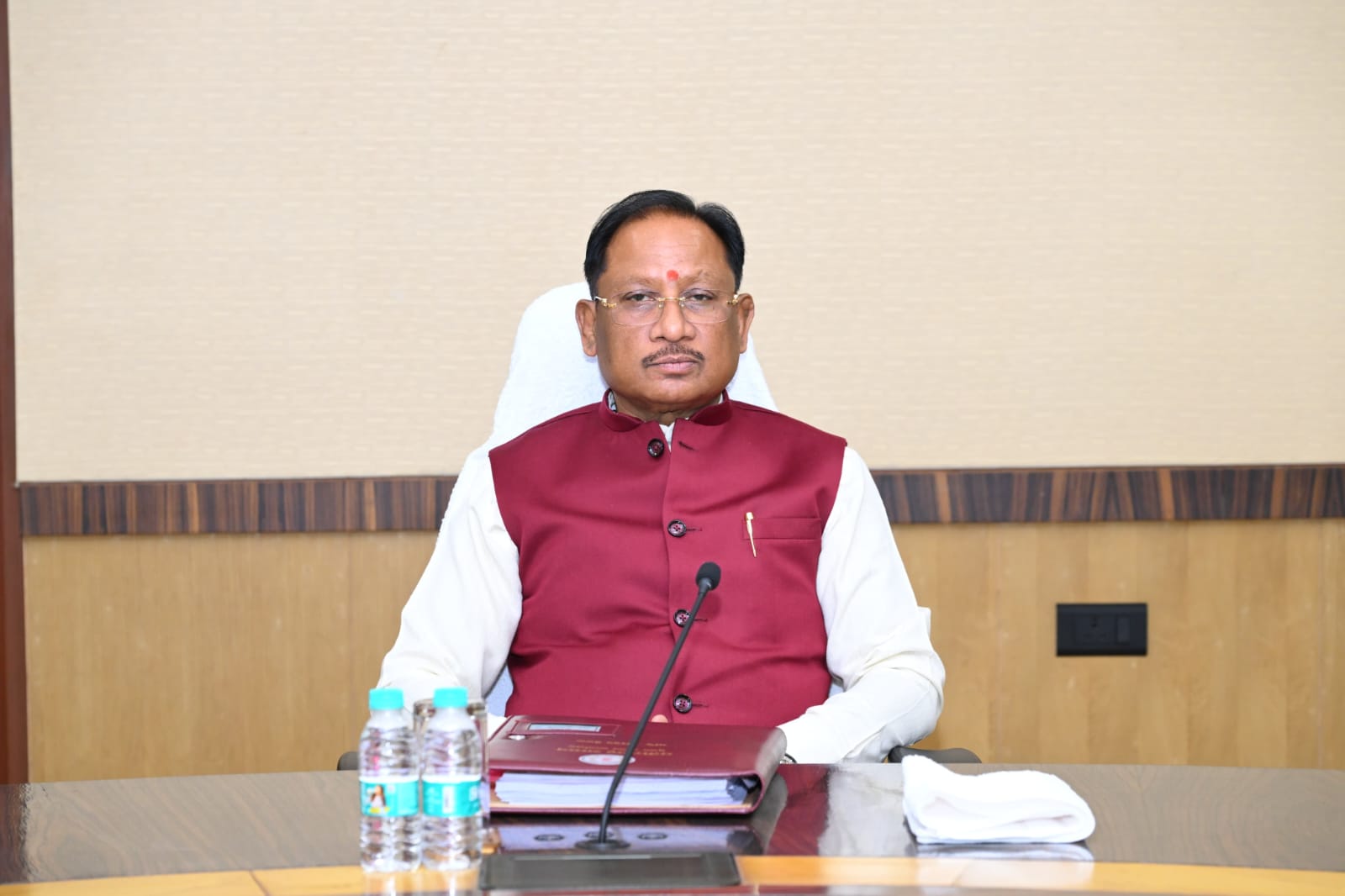 कैबिनेट बैठक के बाद मीडिया ब्रीफिंग, गेट नंबर 4 से प्रवेश