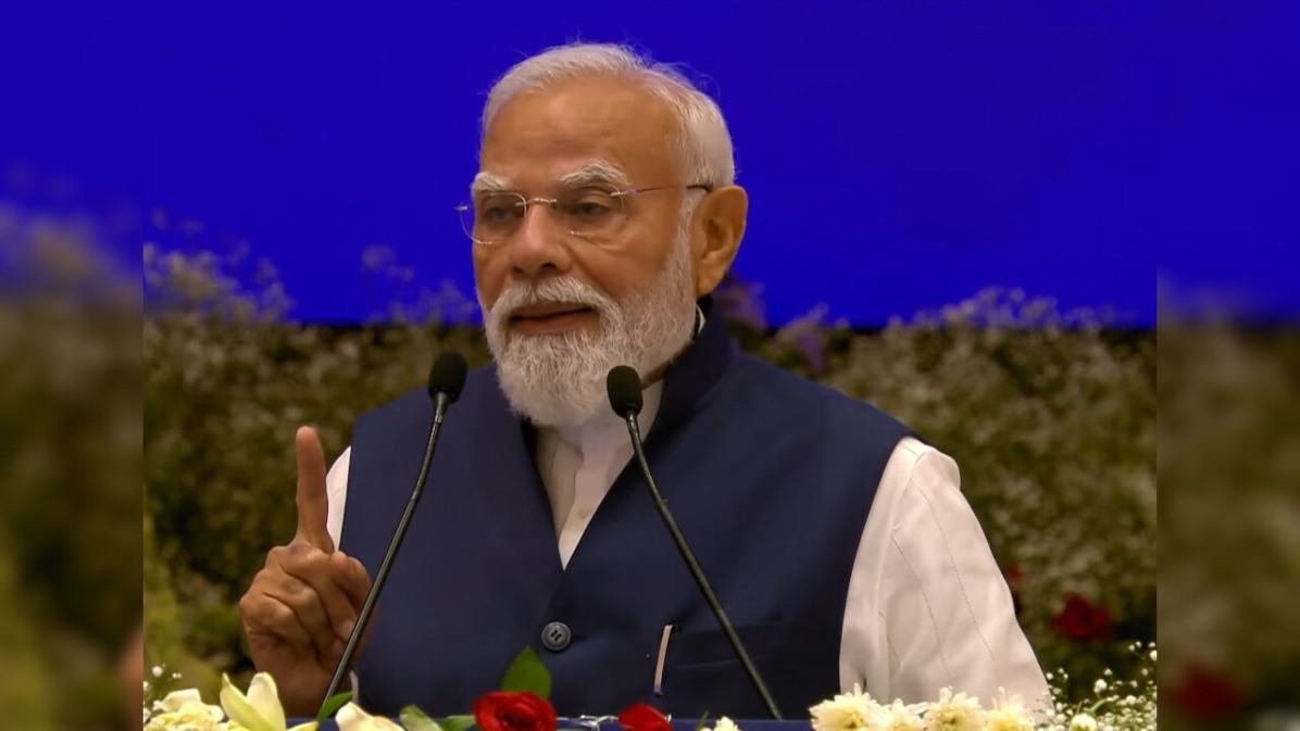 Bharat Mandapam Delhi Live Updates: मोदी सरकार के 12 साल पर भावुक हुए PM मोदी, बोले- यह सौभाग्य की बात...