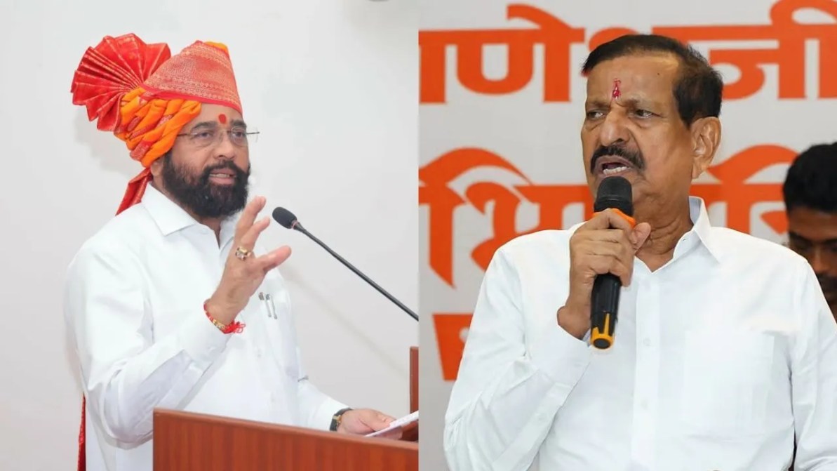 एकनाथ शिंदे का नाम गायब होते ही कार्यक्रम में शुरू हुआ बवाल...