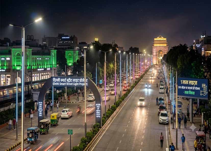 दिल्ली की सड़कें होंगी और रोशन, स्मार्ट स्ट्रीट लाइट प्रोजेक्ट को मिली रफ्तार...