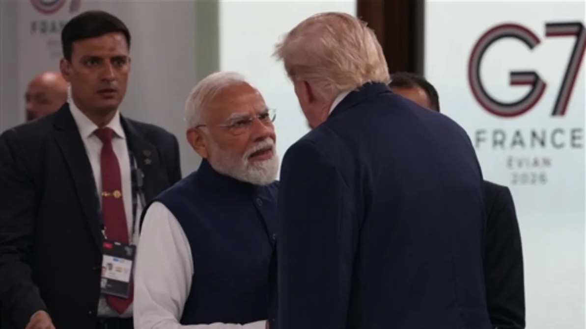 जी-7 लंच में ट्रंप ने पीएम मोदी को बताया दमदार और शांत नेता...