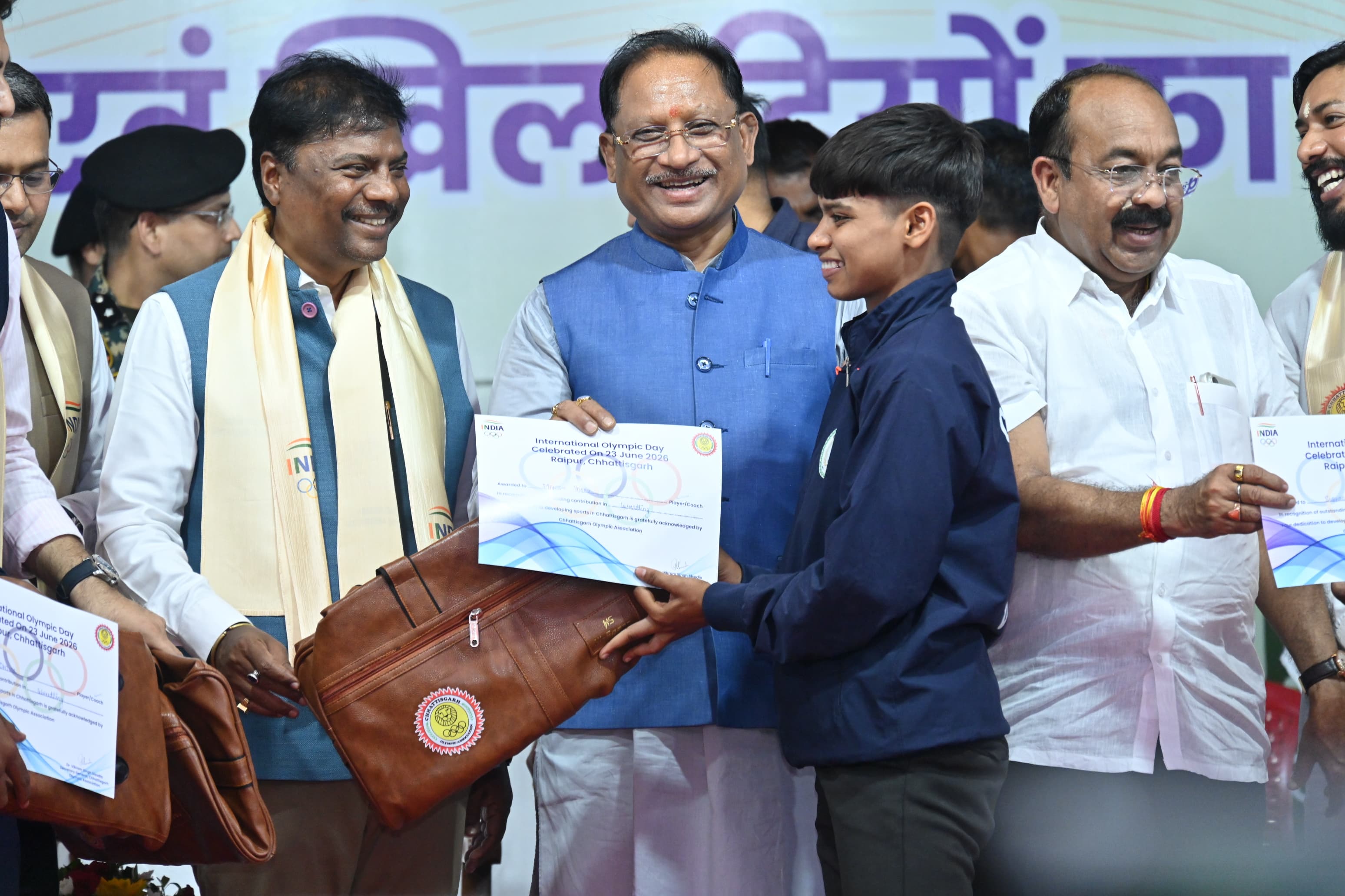 नवा रायपुर में हरित पहल से खिलाड़ियों को मिली नई प्रेरणा