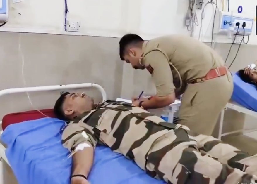 ब्रेक फेल होने से हुआ हादसा, वैष्णो देवी ड्यूटी पर जा रहे 9 CISF जवान घायल